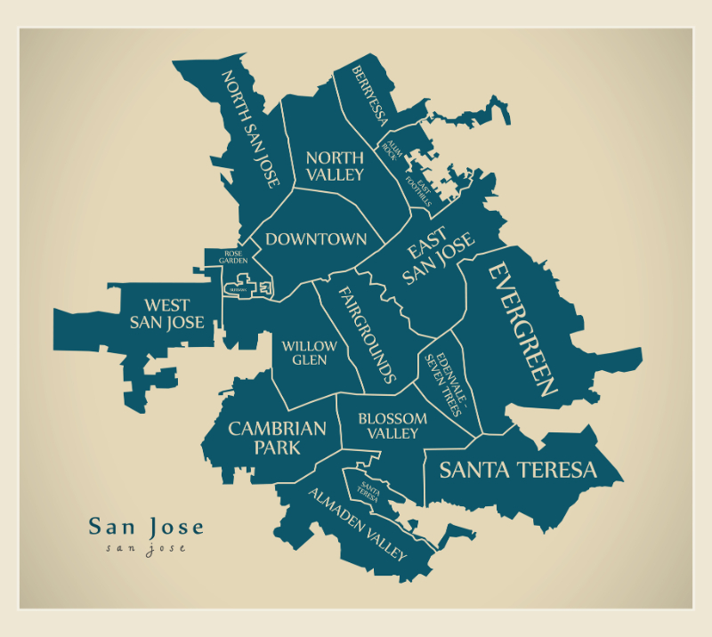 San Jose map